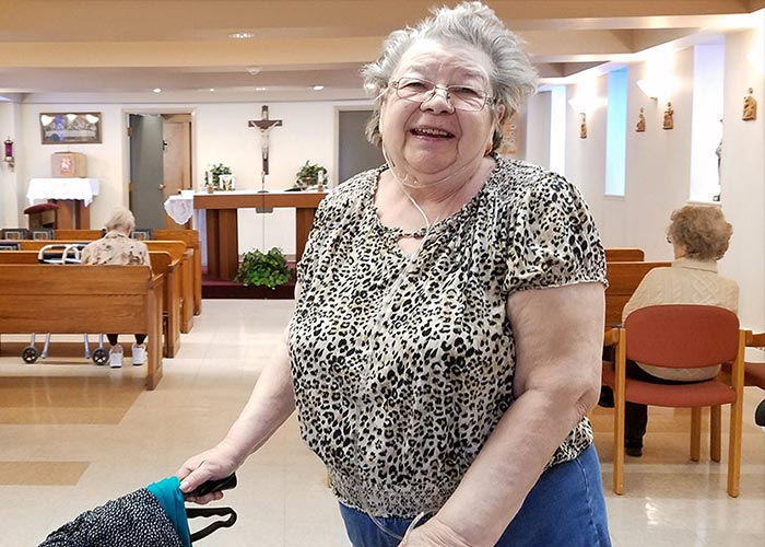 st teresa resident constance dube, independent living blog header