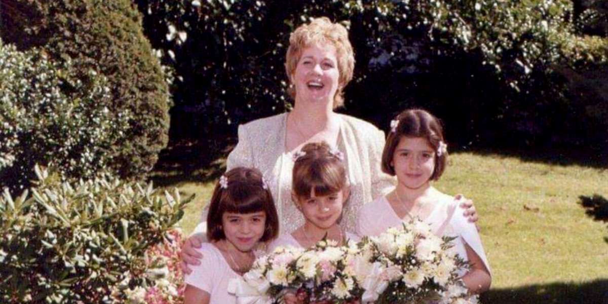 Rita along with her sisters and mother, Karen.