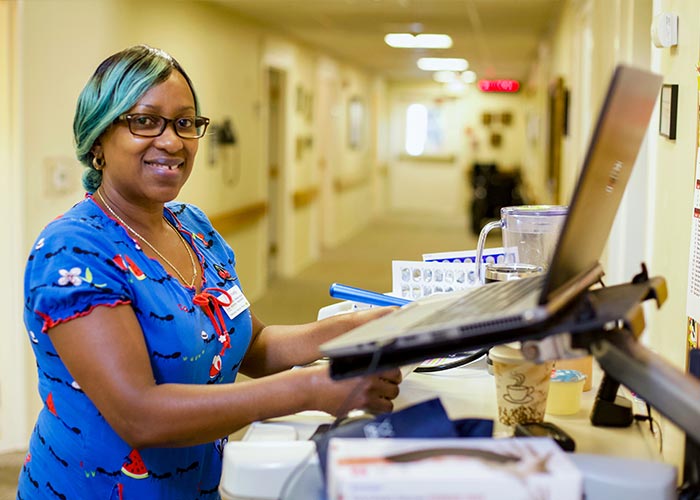 Marveley Larmond at St. Teresa Rehabilitation and Nursing Center